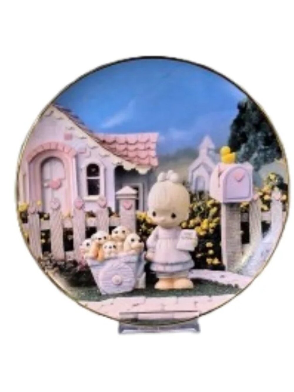 Vintage Precious Moment Collectible Plate EUC